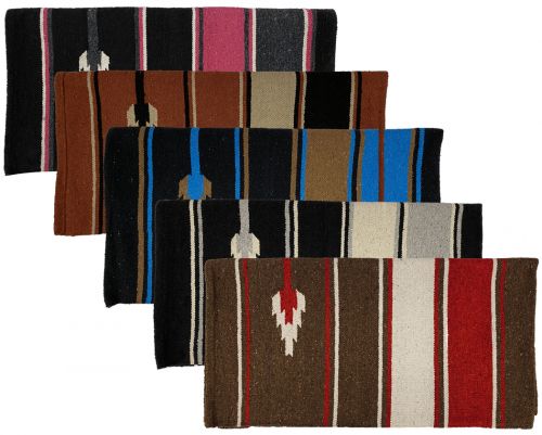 32" x 64" Acrylic top southwest design saddle blanket sold in assorted colors
